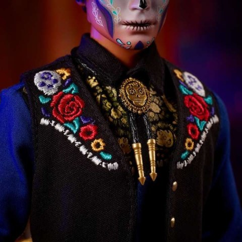Lalka kolekcjonerska Barbie Signature Ken Dia De Muertos 2022 Lalka kolekcjonerska Barbie Signature Ken Dia De Muertos 2022