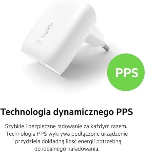 Ładowarka sieciowa BOOST CHARGE 30w USB-C PD PPS + Kabel USB-C Ładowarka sieciowa BOOST CHARGE 30w USB-C PD PPS + Kabel USB-C