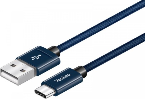 Kabel USB A 2.0 / USB C transfer danych 480Mb/s /3A Kabel USB A 2.0 / USB C transfer danych 480Mb/s /3A