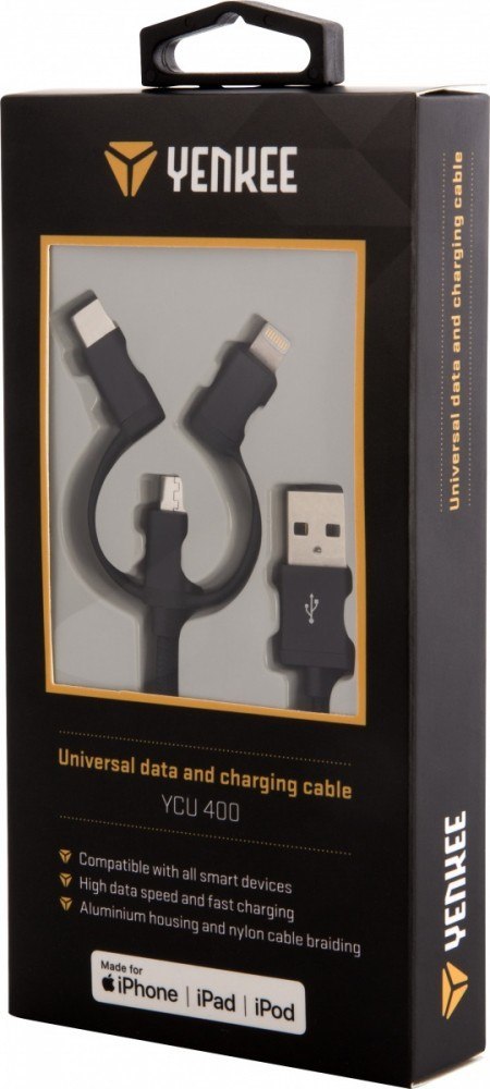 Kabel USB A na USB C/Micro USB/Lightning 2.1/3/2.4 A Kabel USB A na USB C/Micro USB/Lightning 2.1/3/2.4 A