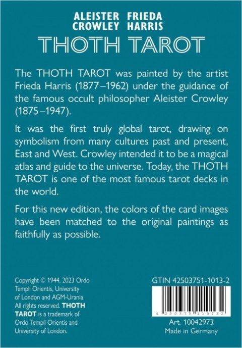 Karty Tarot Crowley Tarot Deluxe GB Karty Tarot Crowley Tarot Deluxe GB