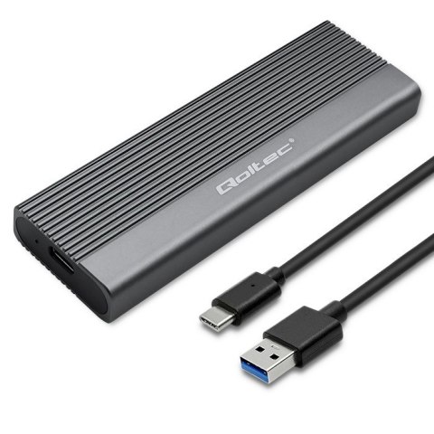 Obudowa | kieszeń na dysk SSD M.2 | SATA | NGFF | USB-C | Super speed 6Gb/s | 2TB | Szara Obudowa | kieszeń na dysk SSD M.2 | SATA | NGFF | USB-C | Super speed 6Gb/s | 2TB | Szara