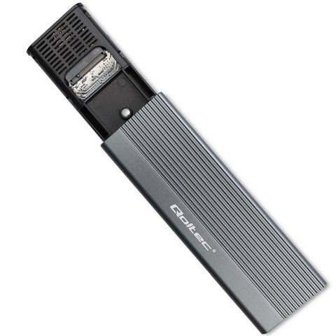Obudowa | kieszeń na dysk SSD M.2 | SATA | NGFF | USB-C | Super speed 6Gb/s | 2TB | Szara Obudowa | kieszeń na dysk SSD M.2 | SATA | NGFF | USB-C | Super speed 6Gb/s | 2TB | Szara