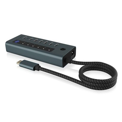 Hub IB-HUB1457-C31 7 port Type C HUB z 36 W PSU Hub IB-HUB1457-C31 7 port Type C HUB z 36 W PSU