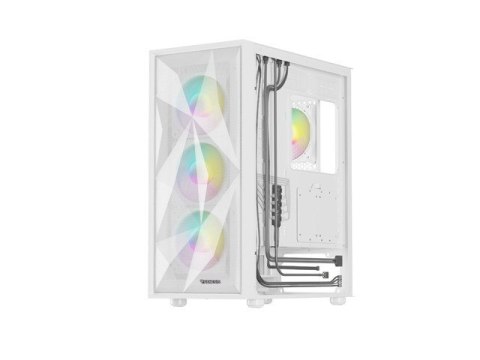 Obudowa Genesis Diaxid 605 ARGB MIDI TOWER USB-C Biała