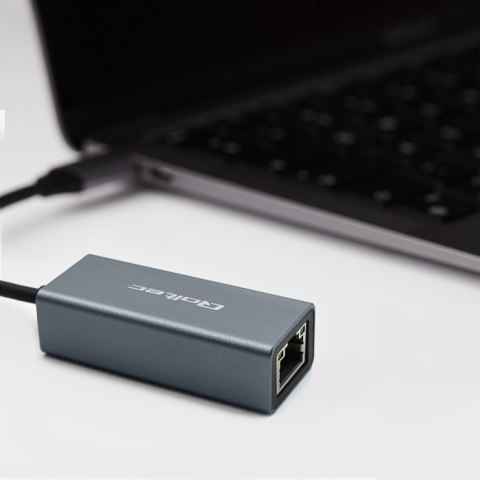 Adapter USB-C na RJ45 Ethernet | 1000Mbps | Aluminiowa obudowa Adapter USB-C na RJ45 Ethernet | 1000Mbps | Aluminiowa obudowa