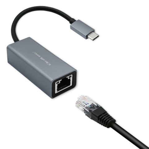 Adapter USB-C na RJ45 Ethernet | 1000Mbps | Aluminiowa obudowa Adapter USB-C na RJ45 Ethernet | 1000Mbps | Aluminiowa obudowa