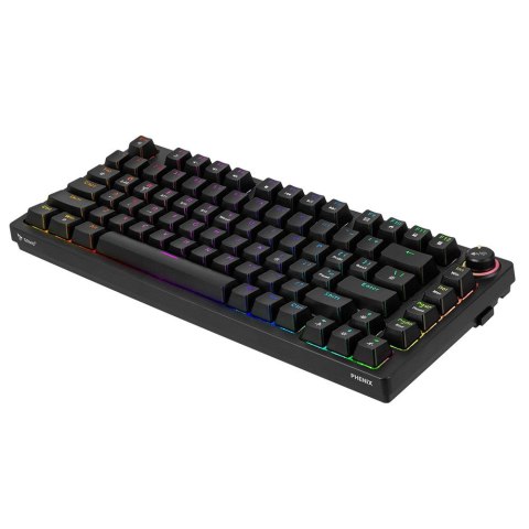 Klawiatura mechaniczna bezprzewodowa PHENIX Gateron Red Pro, ABS