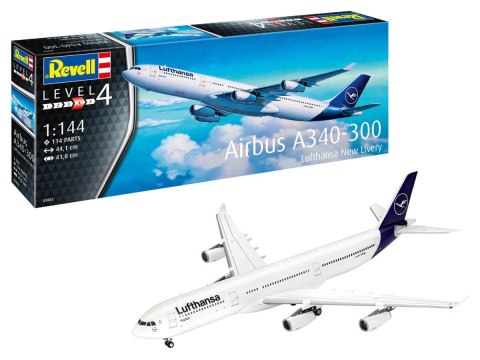 Model plastikowy A340-300 Lufthansa New Livery 1/144 Model plastikowy A340-300 Lufthansa New Livery 1/144