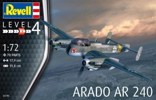Model plastikowy Arado AR-240 1/72