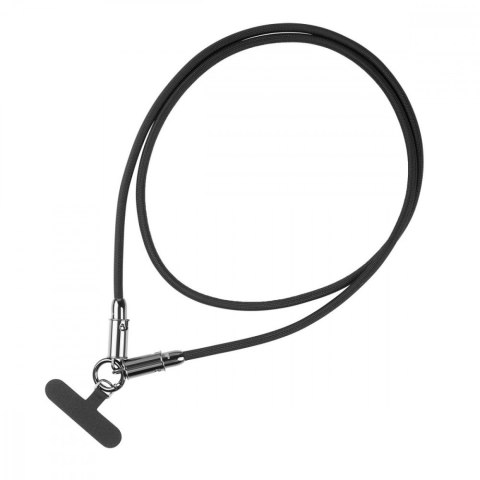 Kabel 2w1 USB C smycz 1.2 m czarny Kabel 2w1 USB C smycz 1.2 m czarny