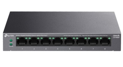 Przełącznik LS108GP 8xGE PoE+ Przełącznik LS108GP 8xGE PoE+