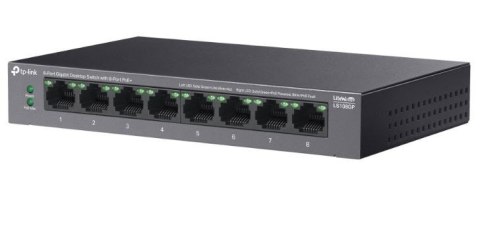 Przełącznik LS108GP 8xGE PoE+ Przełącznik LS108GP 8xGE PoE+