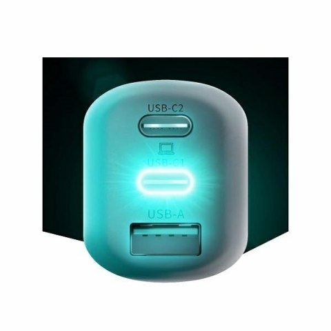 Ładowarka sieciowa 65W 2xUSB-C+1xUSB-A GaN PD QC Ładowarka sieciowa 65W 2xUSB-C+1xUSB-A GaN PD QC
