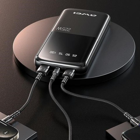 Powerbank 10000mAh P10K 22,5W 2xUSB + USB-C Powerbank 10000mAh P10K 22,5W 2xUSB + USB-C