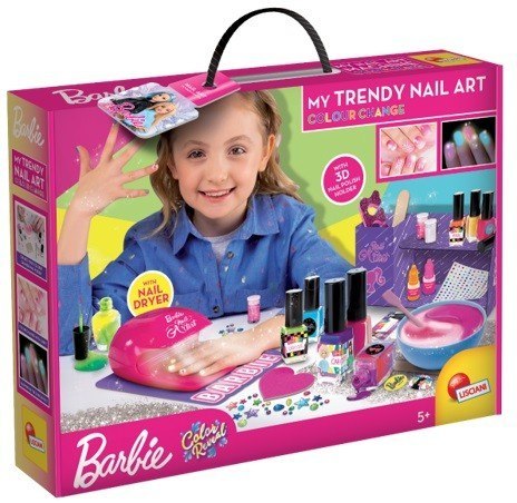 Zestaw Modna lampka do manicure Barbie Zestaw Modna lampka do manicure Barbie