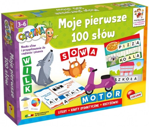 Zestaw edukacyjny Carotina Moje pierwsze 100 słów Zestaw edukacyjny Carotina Moje pierwsze 100 słów