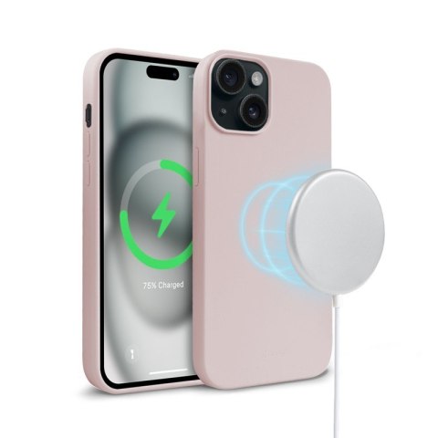 Etui Color Cover Magnetic - iPhone 15 MagSafe Piaskowy róż Etui Color Cover Magnetic - iPhone 15 MagSafe Piaskowy róż