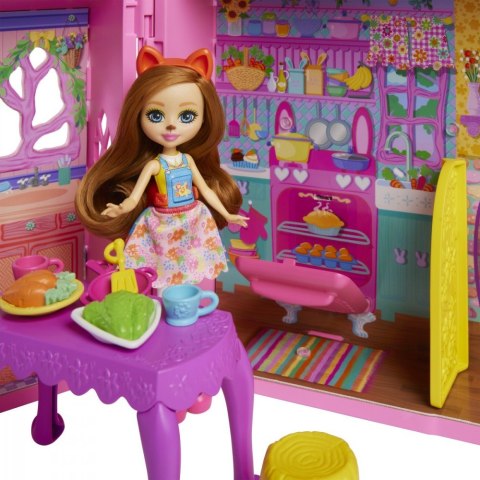 Lalka Enchantimals Domek przyjaźni z meblami i akcesoriami Lalka Enchantimals Domek przyjaźni z meblami i akcesoriami