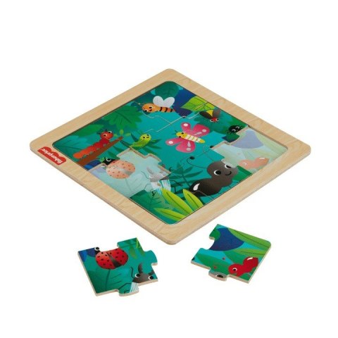 Puzzle drewniane, owady Puzzle drewniane, owady