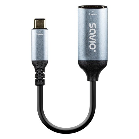Adapter USB-C (M) - HDMI (F), 4K, 60Hz, aluminium, AK-78 Adapter USB-C (M) - HDMI (F), 4K, 60Hz, aluminium, AK-78