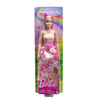 Lalka Barbie Księżniczka z długimi włosami, różowo-blond