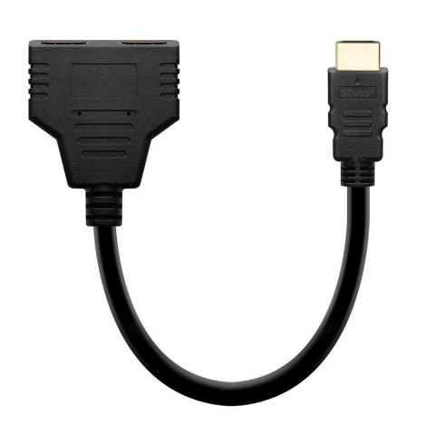Pasywny splitter HDMI (M) - HDMI (Ż) x 2, AK-77 Pasywny splitter HDMI (M) - HDMI (Ż) x 2, AK-77