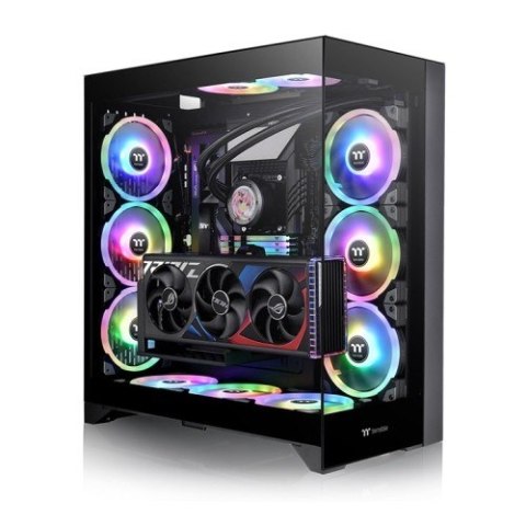 Obudowa CTE E600 MX Tempered Glass, szklany bok - Czarna Obudowa CTE E600 MX Tempered Glass, szklany bok - Czarna