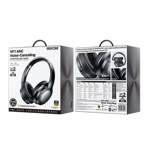 Bezprzewodowe słuchawki nauszne Bluetooth V5.3 ANC (Białe) Bezprzewodowe słuchawki nauszne Bluetooth V5.3 ANC (Białe)