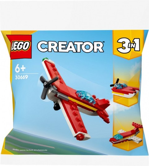 Klocki Creator 30669 Kultowy czerwony samolot Klocki Creator 30669 Kultowy czerwony samolot