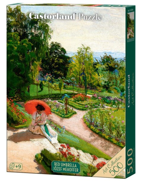 Puzzle 500 elementów Czerwona Parasolka Józef Mehoffer Puzzle 500 elementów Czerwona Parasolka Józef Mehoffer