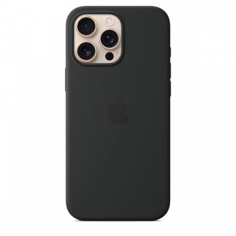 Etui silikonowe z MagSafe do iPhonea 16 Pro Max - czarne Etui silikonowe z MagSafe do iPhonea 16 Pro Max - czarne