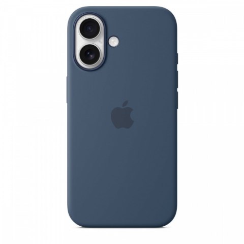 Etui silikonowe z MagSafe do iPhonea 16 - denim Etui silikonowe z MagSafe do iPhonea 16 - denim