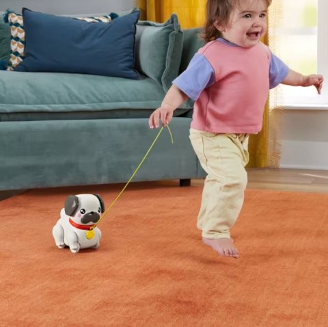 Figurka Pets Spacerowy piesek mopsik Figurka Pets Spacerowy piesek mopsik
