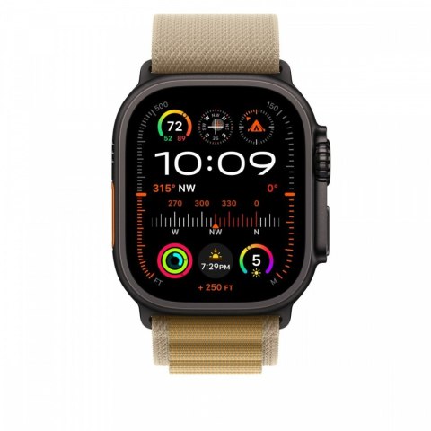 Opaska Alpine w kolorze beżu do koperty 49 mm - rozmiar L - elementy z tytanu w kolorze czarnym Opaska Alpine w kolorze beżu do koperty 49 mm - rozmiar L - elementy z tytanu w kolorze czarnym