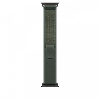 Opaska Trail w kolorze zielonym do koperty 49 mm - rozmiar M/L - elementy z tytanu w kolorze czarnym