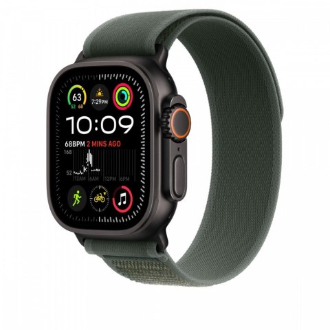 Opaska Trail w kolorze zielonym do koperty 49 mm - rozmiar M/L - elementy z tytanu w kolorze czarnym Opaska Trail w kolorze zielonym do koperty 49 mm - rozmiar M/L - elementy z tytanu w kolorze czarnym