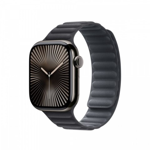 Pasek karbowany magnetyczny w kolorze czarnym do koperty 42 mm - rozmiar M/L Pasek karbowany magnetyczny w kolorze czarnym do koperty 42 mm - rozmiar M/L