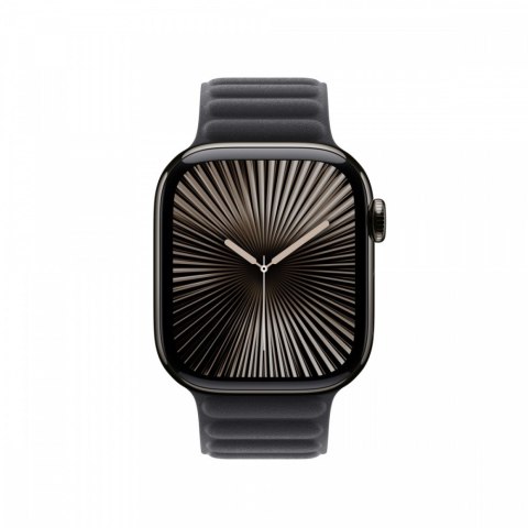 Pasek karbowany magnetyczny w kolorze czarnym do koperty 42 mm - rozmiar M/L Pasek karbowany magnetyczny w kolorze czarnym do koperty 42 mm - rozmiar M/L