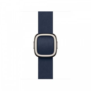 Pasek w kolorze głębinowego błękitu z klamrą nowoczesną do koperty 42 mm - rozmiar M