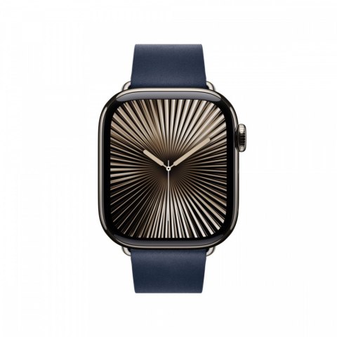 Pasek w kolorze głębinowego błękitu z klamrą nowoczesną do koperty 42 mm - rozmiar M Pasek w kolorze głębinowego błękitu z klamrą nowoczesną do koperty 42 mm - rozmiar M