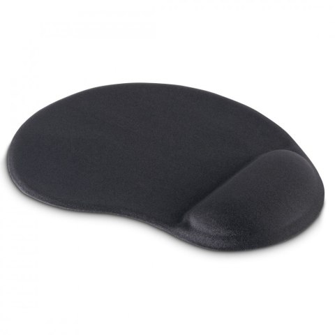 Podkładka pod mysz ergonomiczna czarna Podkładka pod mysz ergonomiczna czarna