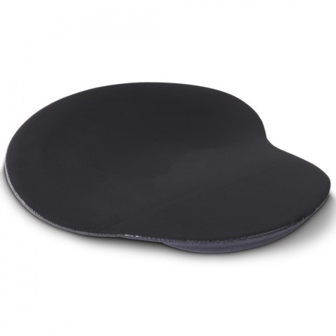 Podkładka pod mysz ergonomiczna czarna Podkładka pod mysz ergonomiczna czarna