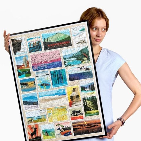 Puzzle Puzzlove Polskie Parki Narodowe 1000 elementów Puzzle Puzzlove Polskie Parki Narodowe 1000 elementów