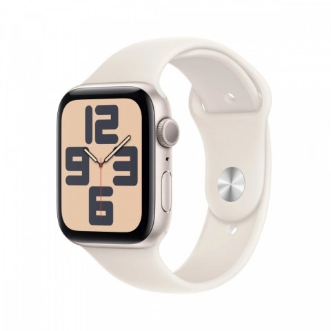 Watch SE GPS, koperta 44 mm z aluminium w kolorze księżycowej poświaty z paskiem sportowym w kolorze księżycowej poświaty - rozm Watch SE GPS, koperta 44 mm z aluminium w kolorze księżycowej poświaty z paskiem sportowym w kolorze księżycowej poświaty - rozm