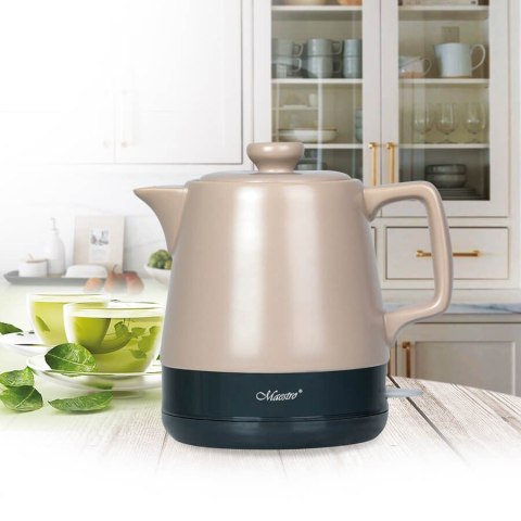 Ceramiczny czajnik elektryczny 1,0l 1200W MR-071-BEIGE Ceramiczny czajnik elektryczny 1,0l 1200W MR-071-BEIGE