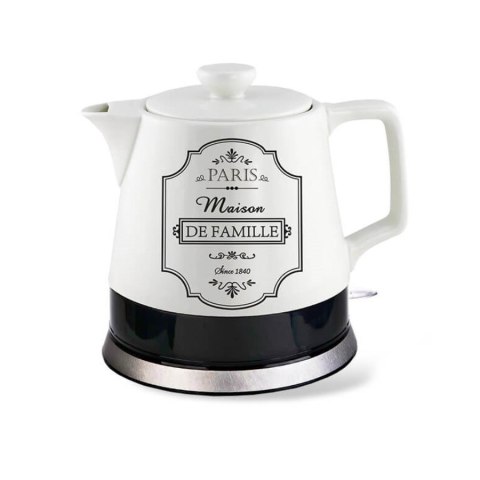 Ceramiczny czajnik elektryczny "PARIS MAISON" 1,0l 1200W MR-072 Ceramiczny czajnik elektryczny "PARIS MAISON" 1,0l 1200W MR-072