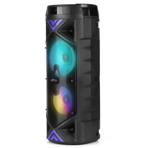 Głośnik FUNBOX KEG PRO MT3182 Karaoke/Bluetooth 5.0+EDR/FM/MP3?MicroSD/USB/Equalizer/AUX/Jack 6.3/Pilot/LED/RMS 50W/PMPO 1400W