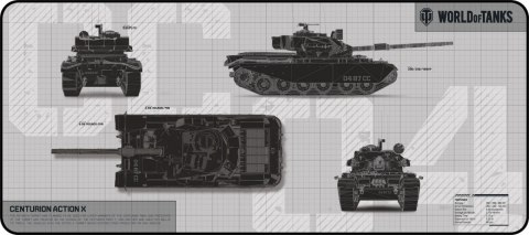 Podkładka pod mysz DEFENDER WT90 - wersja limitowana WORLD OF TANKS Podkładka pod mysz DEFENDER WT90 - wersja limitowana WORLD OF TANKS