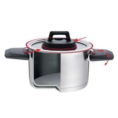 Garnek ze składanymi uchwytami 18cm, 2,3l MR-3530-18 Garnek ze składanymi uchwytami 18cm, 2,3l MR-3530-18
